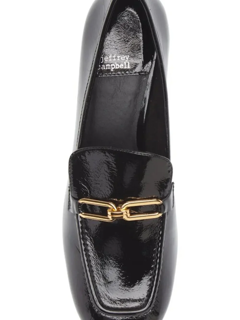 Jeffrey Campbell Archive Black Patent Block Heel Pump. Sz: 11
